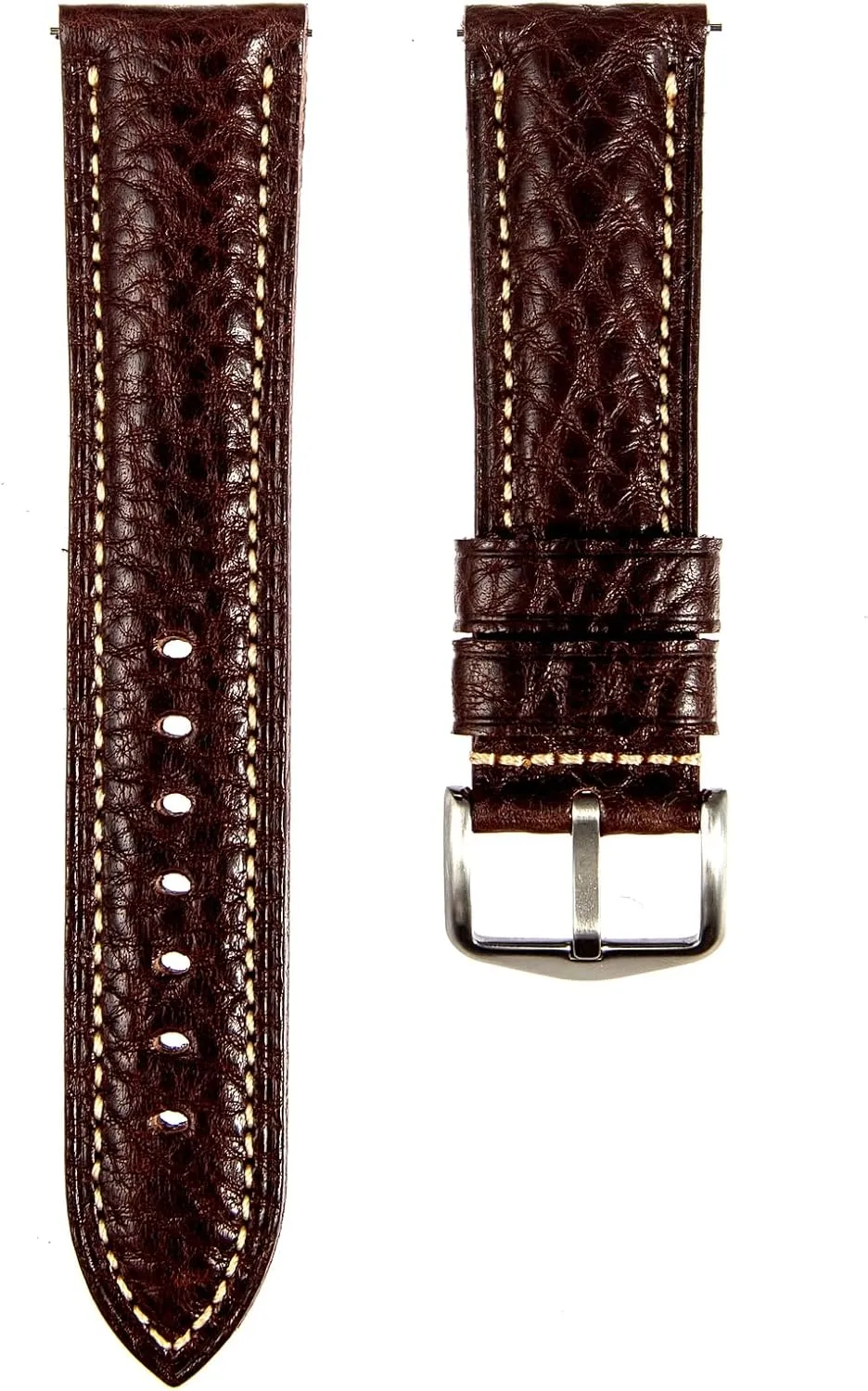 - 18mm, 20mm, 22mm, 24mm Premium Minerva Box spectrum Leather Watch Band - Luxury Italian Leather MBox Watch Strap from Badalassi Carlo tanneries- Quick-Release 
