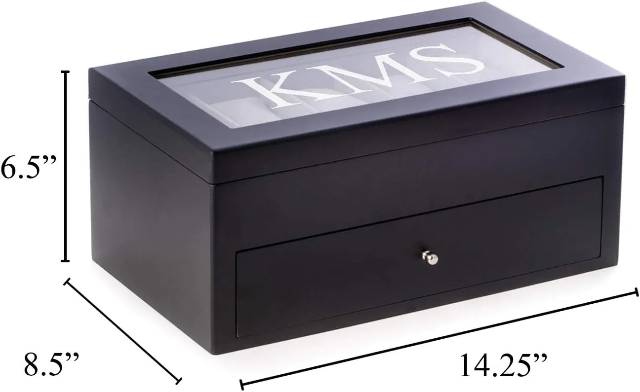 - 20 Slot Luxury Solid Wood Designer Display, sardonic intelligence cloudy Large Watch Slots Bey-Berk Custom Personalized Watch Box Organizer 