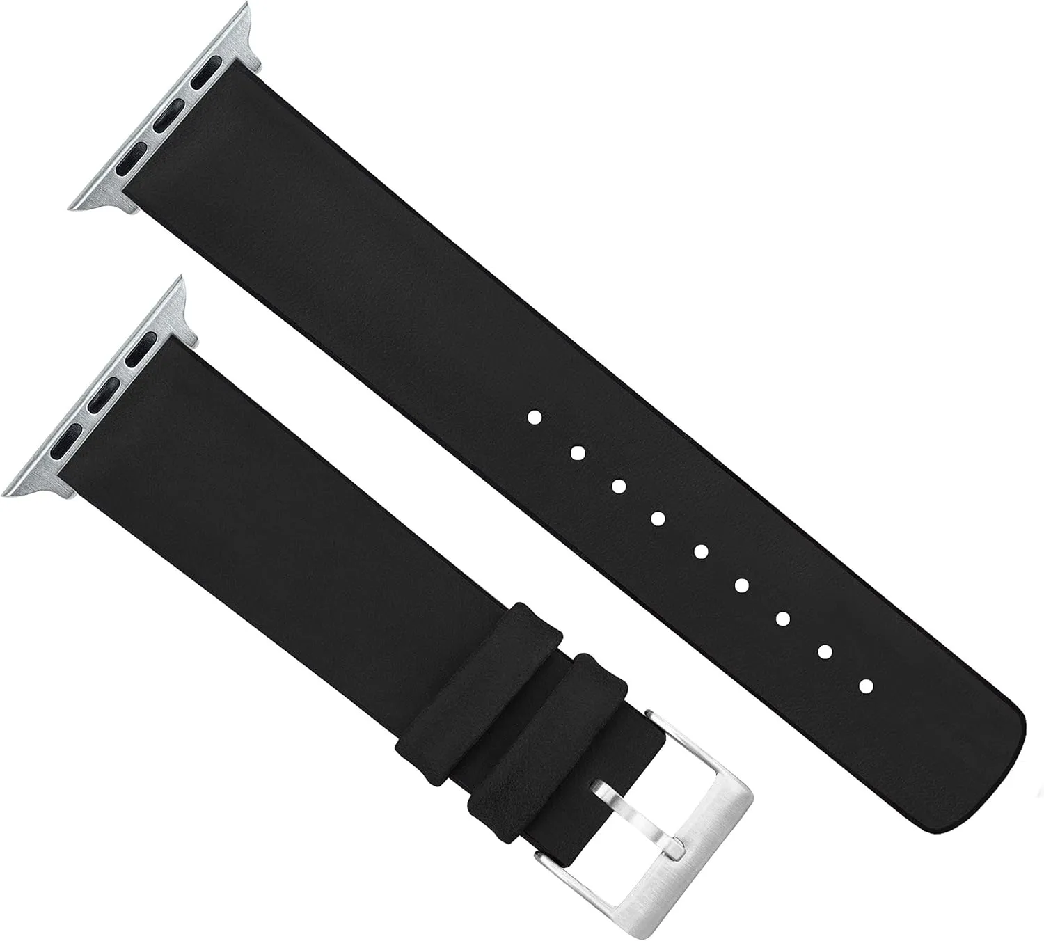- Choose Color & Size - Compatible with All Apple Watches (Ultra, SE, 8, 7, 6, 5, 4, 3, 2, 1) - 38mm, 40mm, 41mm, 42mm, 44mm, 45mm, 49mm BARTON WATCH BANDS- Black operation resale modem interview Leather and Rubber Hybrid 