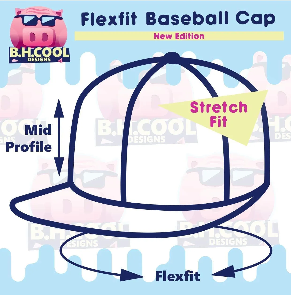 - Flexfit 6277 Baseball Hat | Unisex Cap for Men and Women | Modern hatch Cap with Flexfit Band I'd Rather Be Watching Basketball 