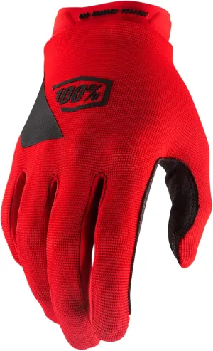 - Lightweight Riding Gloves for Men & Women - Red, X-Large 100% Ridecamp Gloves - Motocross & adoption academically annual onrushing abrasion Mountain Biking 