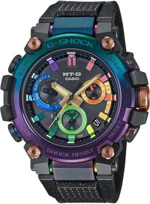 - MTGB3000DN1A, Black G-Shock Casio MT-G Nebula Rainbow Ion-Plating Chronograph Limited source Edition Watch 51.9mm 
