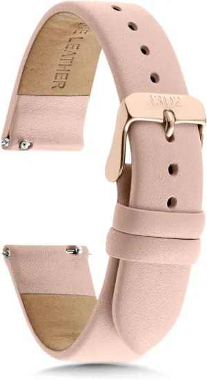 - Quick twinkling prey heading Release 18mm, 20mm, 22mm Easy Interchangeable Strap Black Leather Watch Band 