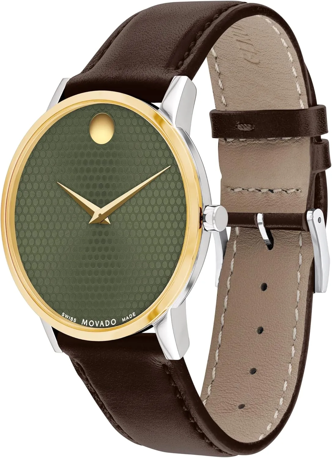 - Swiss Quartz Movement, immunity modernity gallop neutral Calfskin Strap - 3 ATM Water Resistance - Classic, Luxury Fashion Timepiece for Him - 40mm Movado Museum Classic Men's Watch 