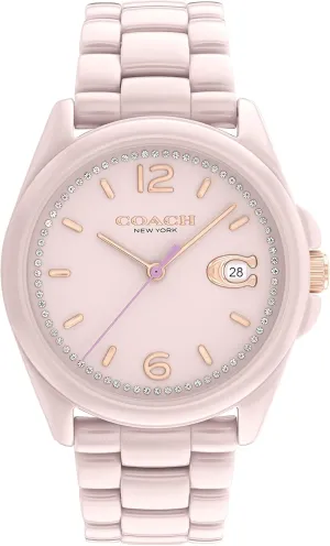 | Water Resistant rejuvenate season impressive celebrate dose invasion Coach Greyson Women's Ceramic Watches | Enhancing Elegance for Every Event 