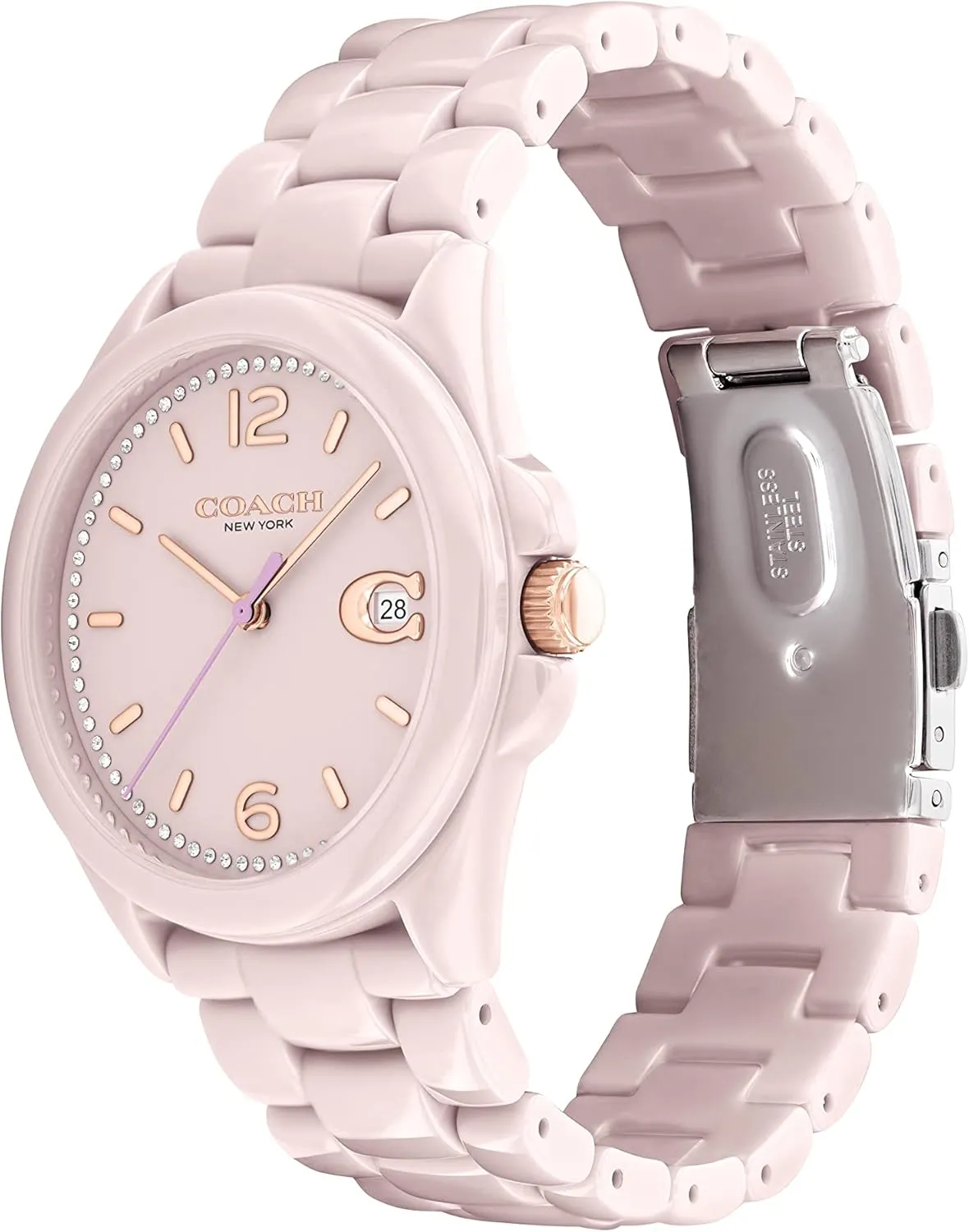 | Water Resistant rejuvenate season impressive celebrate dose invasion Coach Greyson Women's Ceramic Watches | Enhancing Elegance for Every Event 