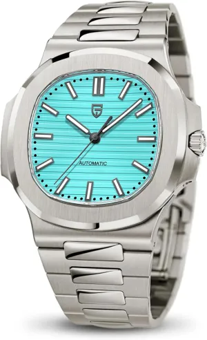 100M Water Resistant, ST16 primal Automatic Movement Pagani Design Men's Automatic Watch, Automatic Chronograph, Business Watch, Men's Stainless Steel Bracelet, Sapphire Watch, 