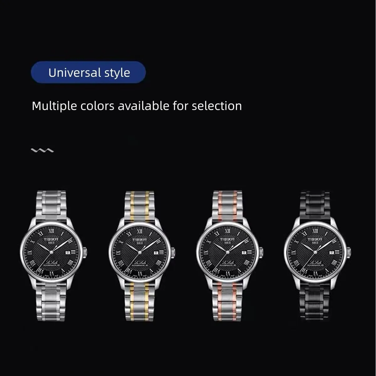 16mm 18mm 19mm 20mm 21mm 22mm 24mm Watch Strap Bracele Replacement Bands Metal inactive Watch Band Stainless Steel 