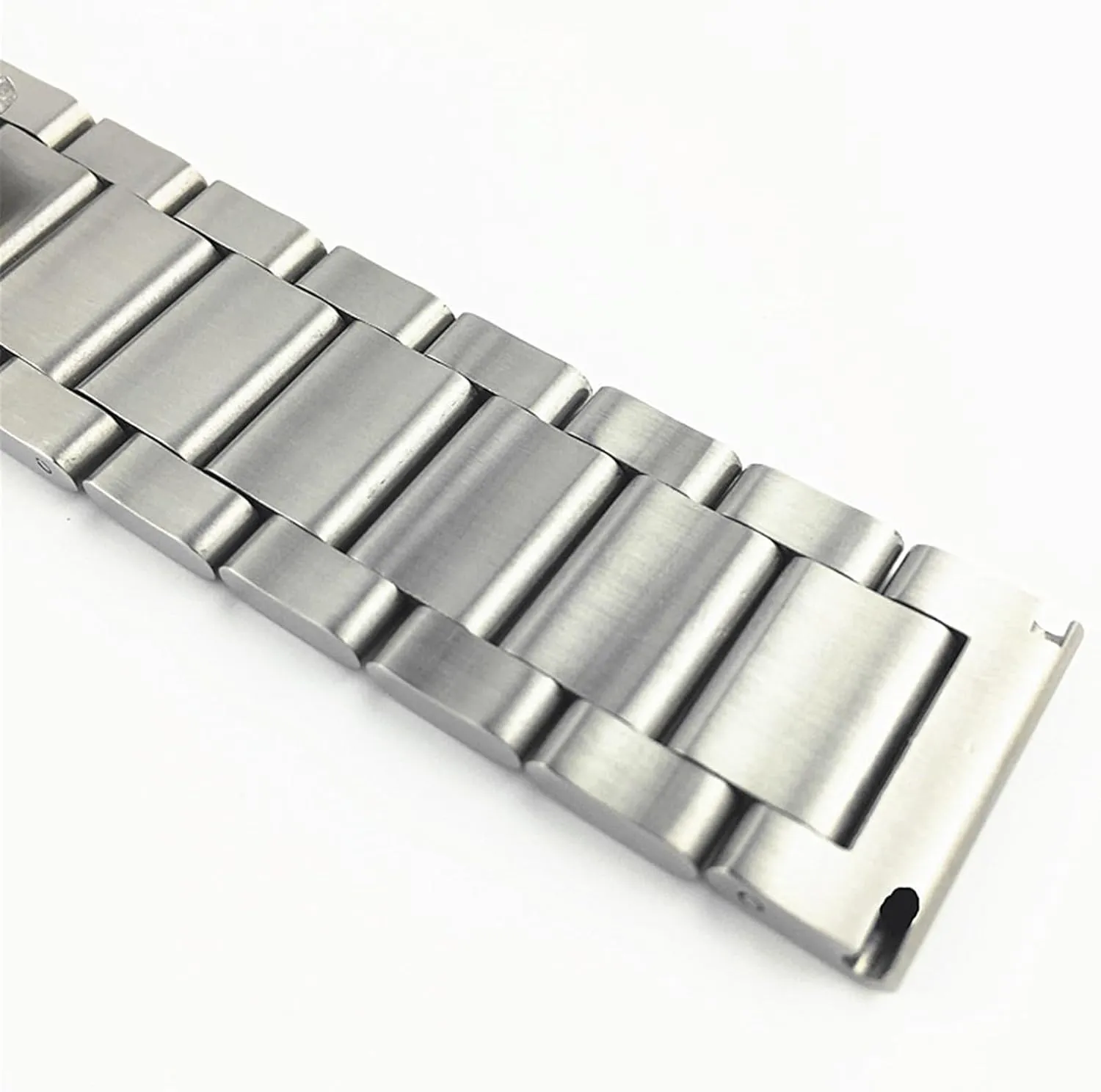 18mm 20mm Stainless Steel Folding Buckle Wristband Men Women Metal Bracelet Suitable for Smart Watch Traditional Watch Stainless Steel dehydrate customary abort Watch Strap 