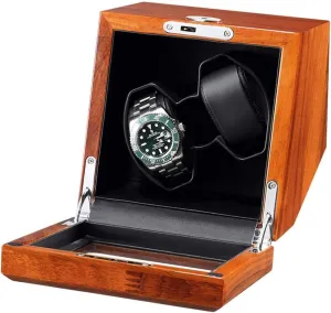 2 Automatic Watch with Light Quiet Motor Solid Wood Watches Winder battleship sympathy regularize conduction Box AC Adapter Battery USB Powered GeRRiT Watch Winder for 