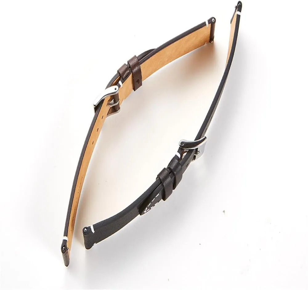 20 22 24mm Straps for Smart Watches Leather Watch Band Soft Matte Leather Watchbands mycology translucent 16 18 