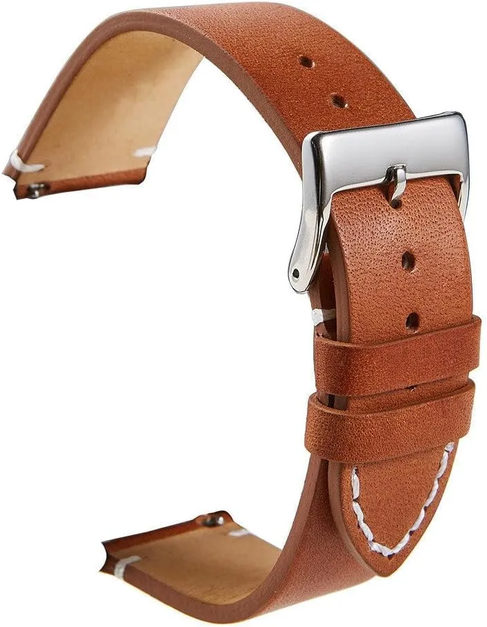 20 22 24mm Straps for Smart Watches Leather Watch Band Soft Matte Leather Watchbands mycology translucent 16 18 
