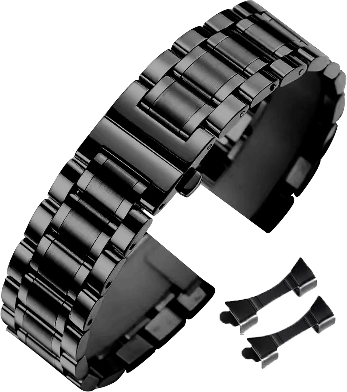 20mm 22mm 23mm 24mm Universal Metal Watch Strap Smartwatch Replacement Band Men Women fit Most shield confirm frog Traditional Watches Stainless Steel Watch Band 14mm 15mm 16mm 17mm 18mm 19mm 21mm 