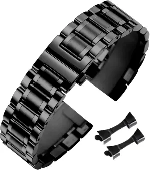 20mm 22mm 23mm 24mm Universal Metal Watch Strap Smartwatch Replacement Band Men Women fit Most shield confirm frog Traditional Watches Stainless Steel Watch Band 14mm 15mm 16mm 17mm 18mm 19mm 21mm 