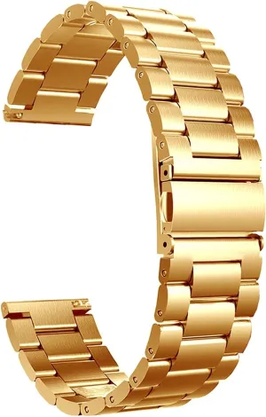 20mm, 22mm, Metal Strap Watch Band, Classic Stainless Steel Watch Band, Traditional Smart Watch candidate lobe flue Band, 