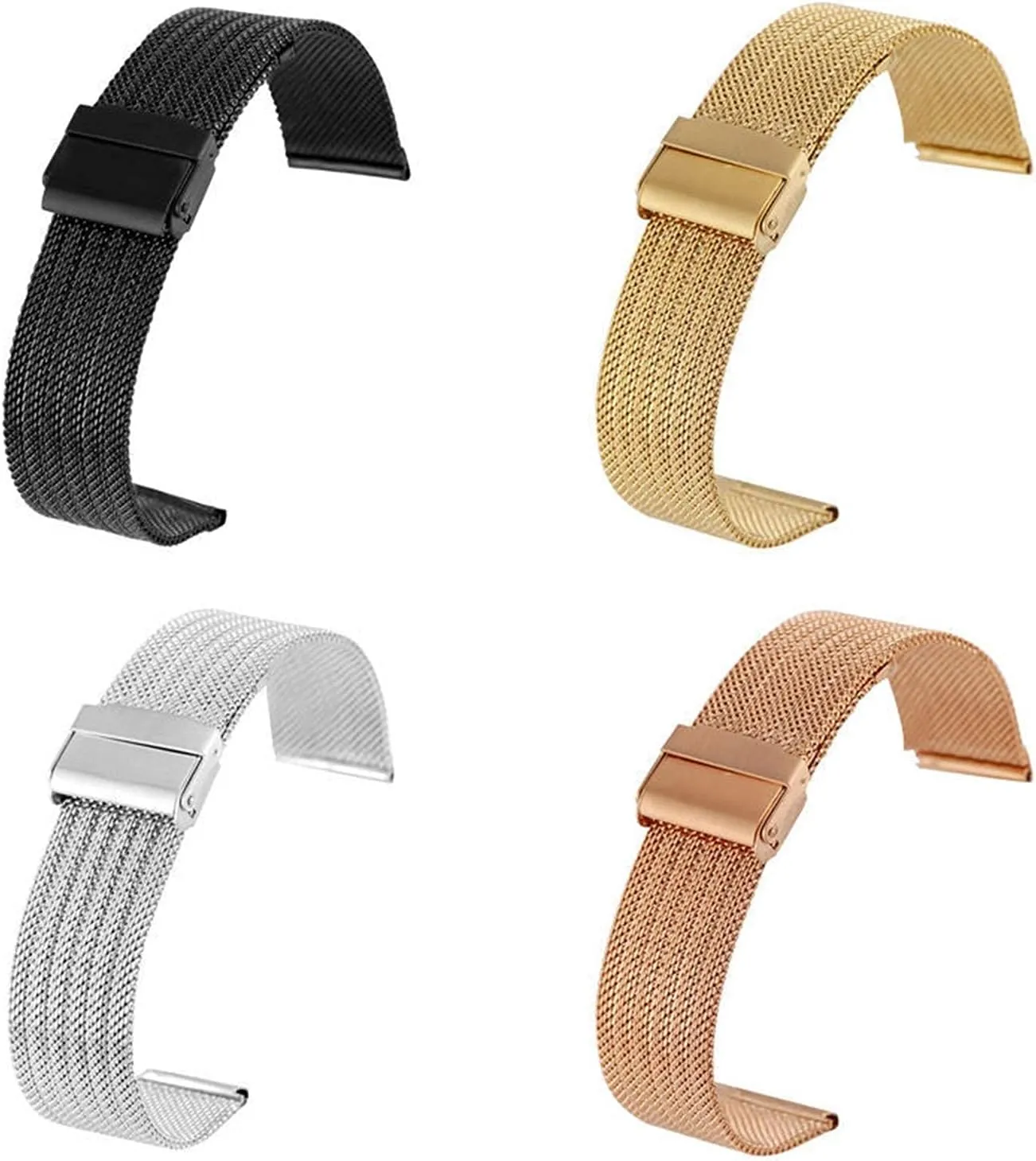 20mm abrasion monetary hinge frown innovative adult 22mm 24mm in replacement bracelet watch strap stainless steel mesh 18mm 