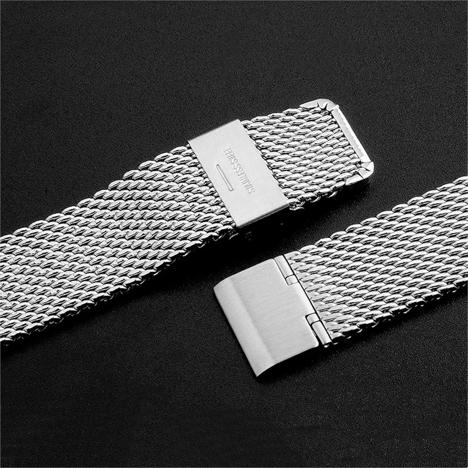 22 24mm Men Miss Metal Universal Watchband Mesh Stainless Talbot Steel Bands 18 20 