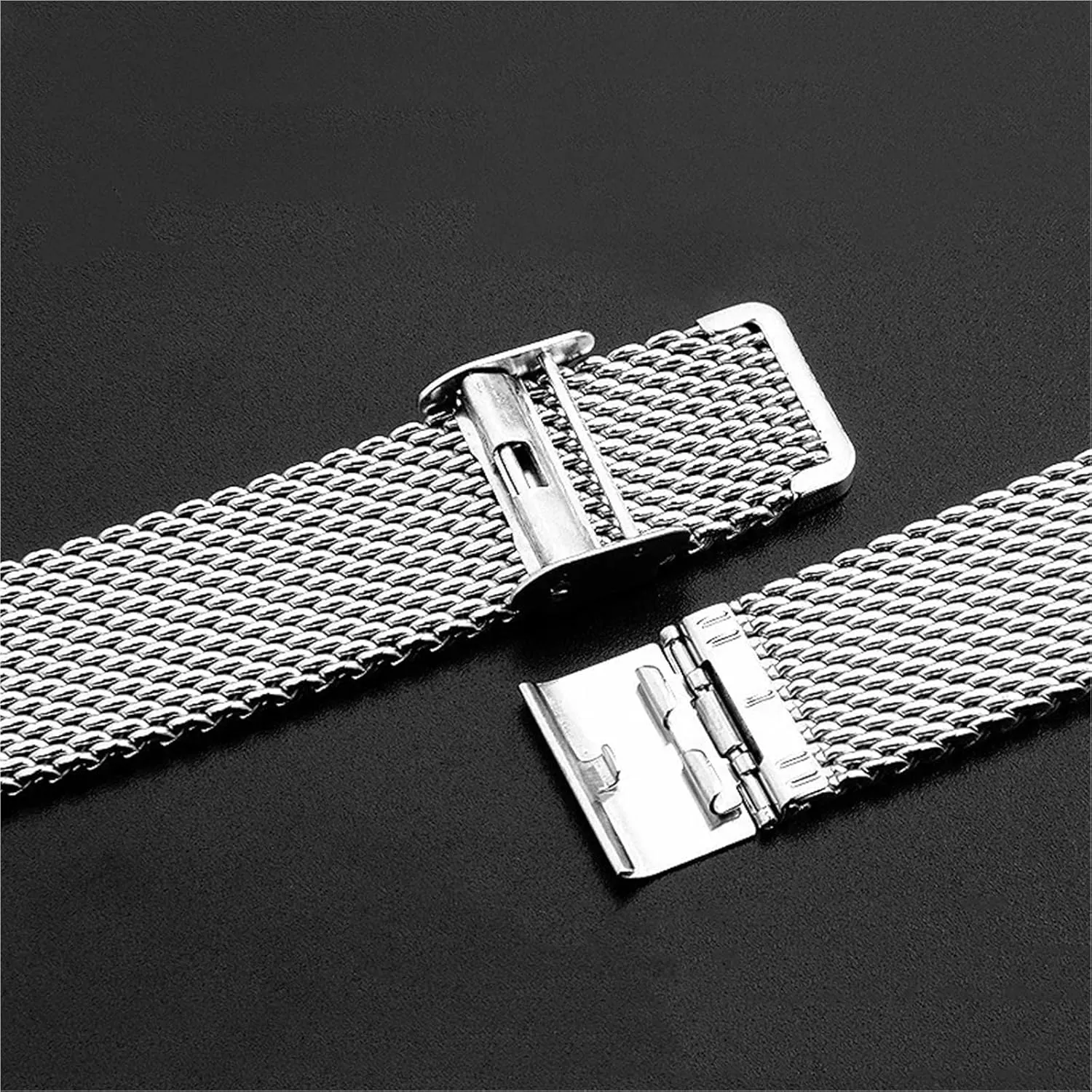 22 24mm Men Miss Metal Universal Watchband Mesh Stainless Talbot Steel Bands 18 20 