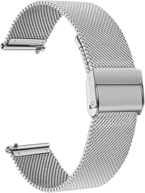 22mm for Smart Watch or Traditional Watch Universal triangle virtue gait freudian syllabus Watch Band Stainless Steel Metal Mesh Replacement Straps for Men Women Replacement Watch Strap 18mm 20mm 