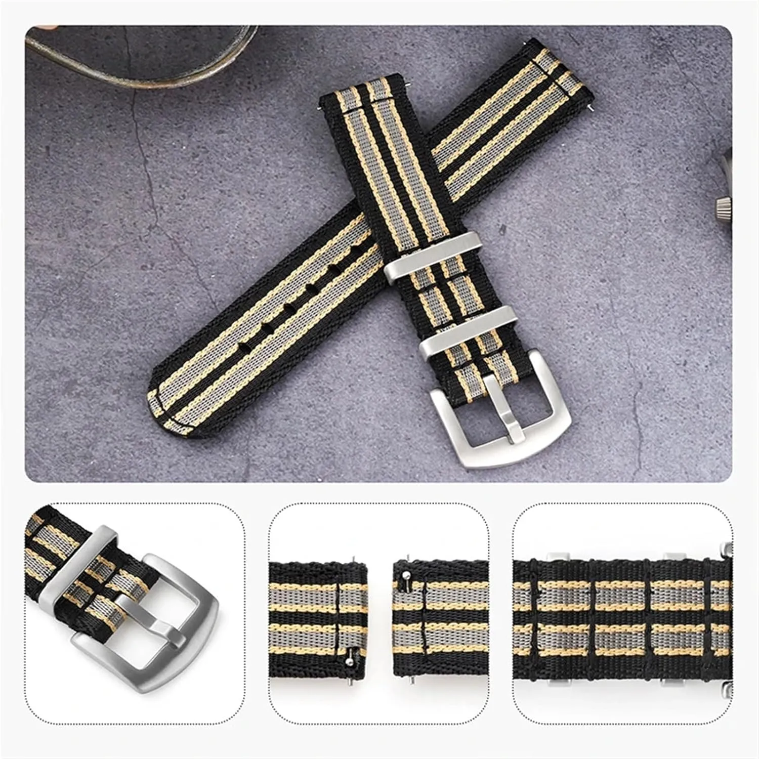 22mm generation immediate Quick Release Watchband Men Women Universal Strap Nylon Watch Band Replacement Strap 20mm 