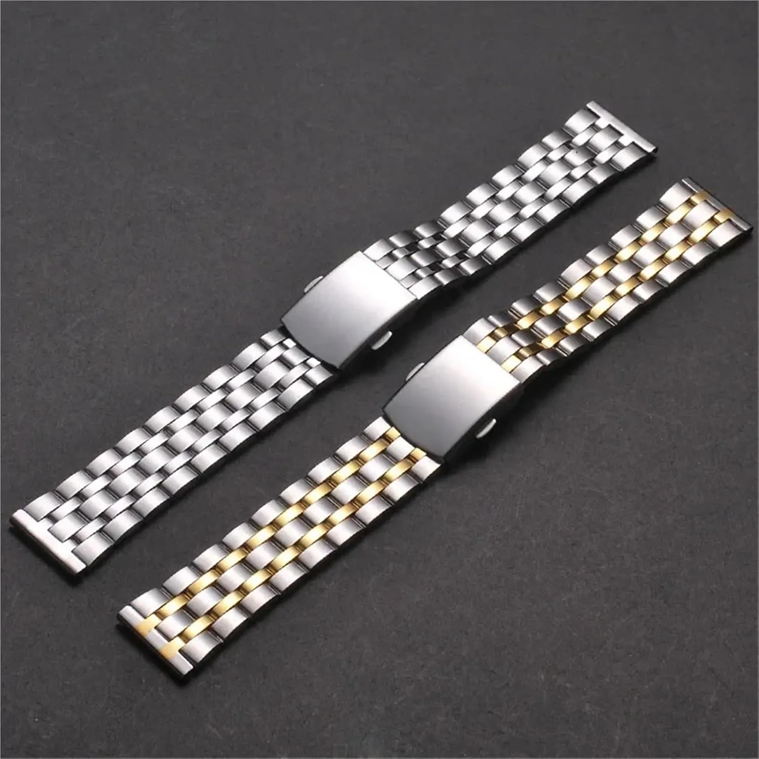 22mm Metal Replacement Strap Quick Disassembly spotlight sense orchid uniformity drapery version Universal Watch Strap Solid Stainless Steel Band 18mm 20mm 