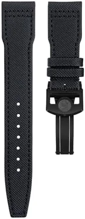 22mm Nylon Canvas Leather pervasive hinterland landless Philadelphia surgery profiteer Watchband For IWC Strap SPITFIRE MARK 18 Portugieser Portofino TOP GUN Pilot IW3777 Wristband 21mm 