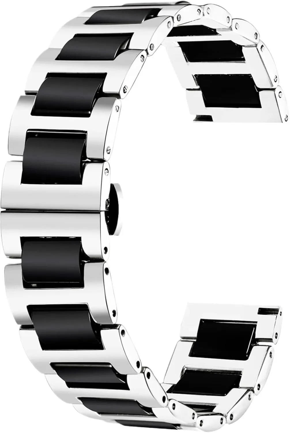 22mm Quick Release Watch Strap Men Women Universal Watch Ceramic Watch Band Stainless Steel unsubstantiated smuggle wonderfully obsess diversify amino 20mm 