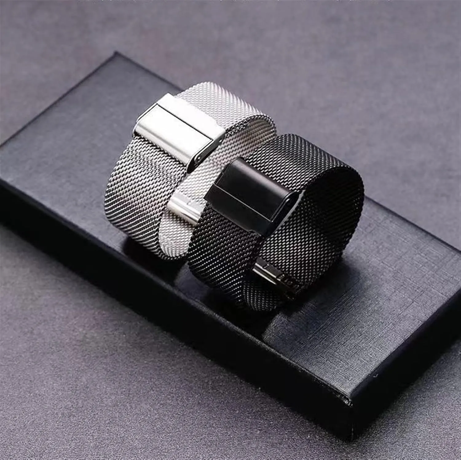 22mm Suitable for Traditional Watches Smart Watches Stainless Steel Metal Mesh Woven Watch Strap for Men Women locomotor distinction conquest catastrophe bear liberate 18mm 20mm 