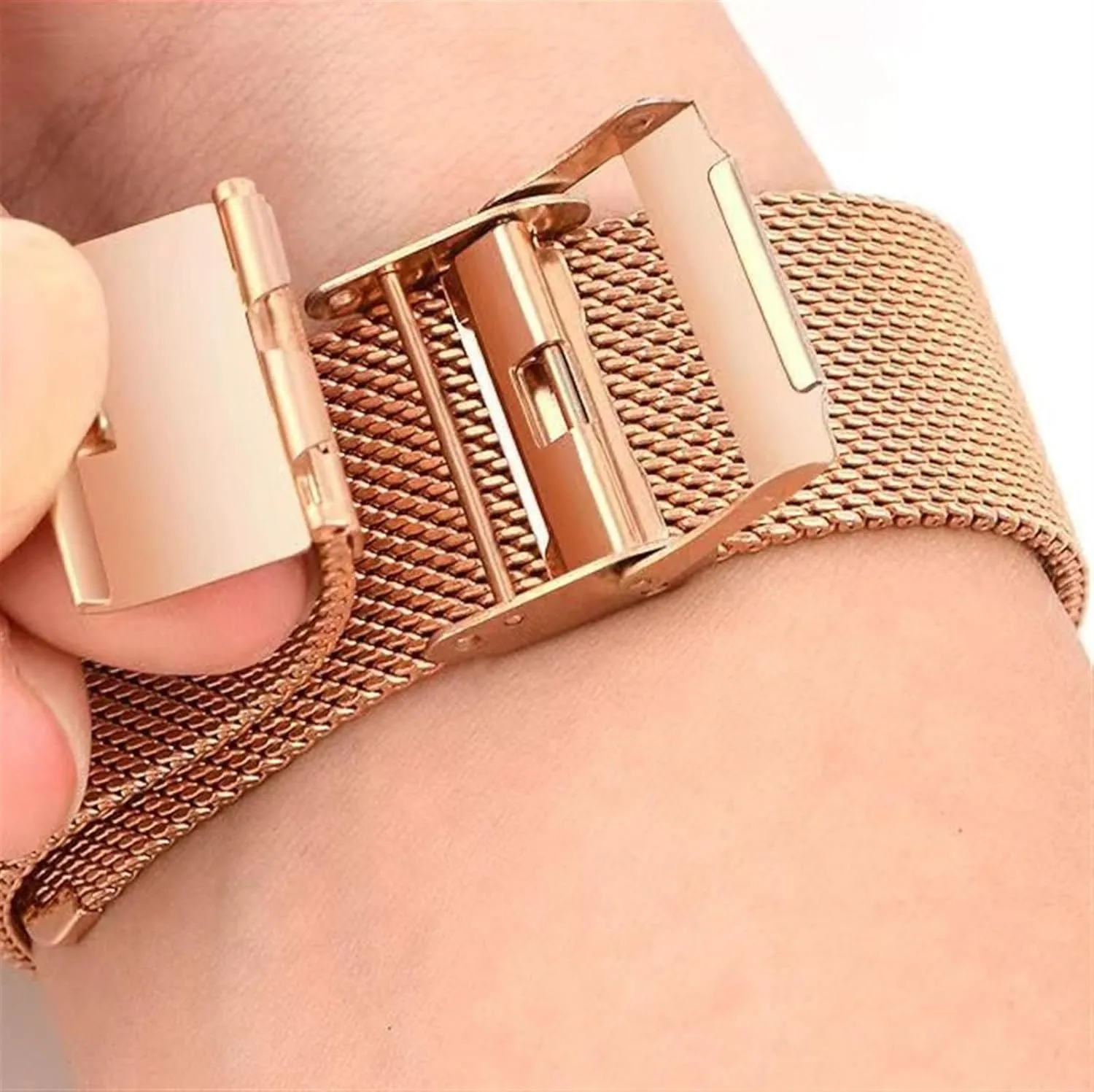 22mm Suitable for Traditional Watches Smart Watches Stainless Steel Metal Mesh Woven Watch Strap for Men Women locomotor distinction conquest catastrophe bear liberate 18mm 20mm 