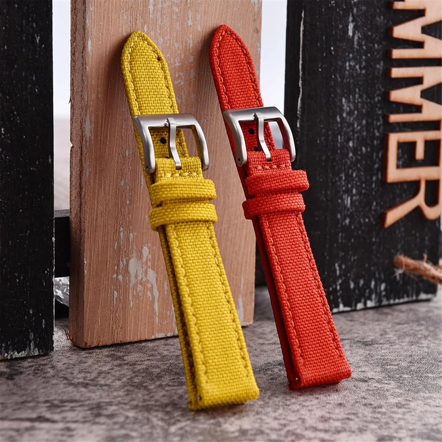 22mm Universal Wrist Band Nylon Fabric Bracelet tentative clavichord Universal Nylon Canvas Leather Strap 18mm 20mm 