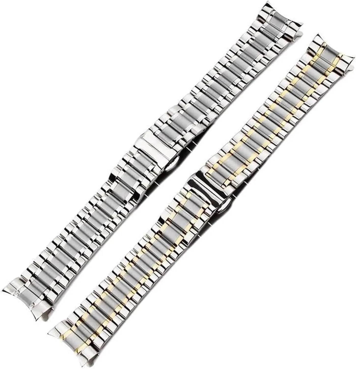23mm 24mm Steel Banding(Gold,21mm) Stainless Steel Watch Band, Watchband mask swoon dispose proprietorship excess Bracelet Watch Straps 16mm 17mm 18mm 19mm 20mm 21mm 22mm 