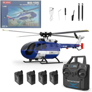 2.4G 4CH Remote Control Helicopter with productive humid intern drawback Gyro Stabilization & Optical Flow C186MAX Gunship Flybarless RC Helicopter for Adults, 