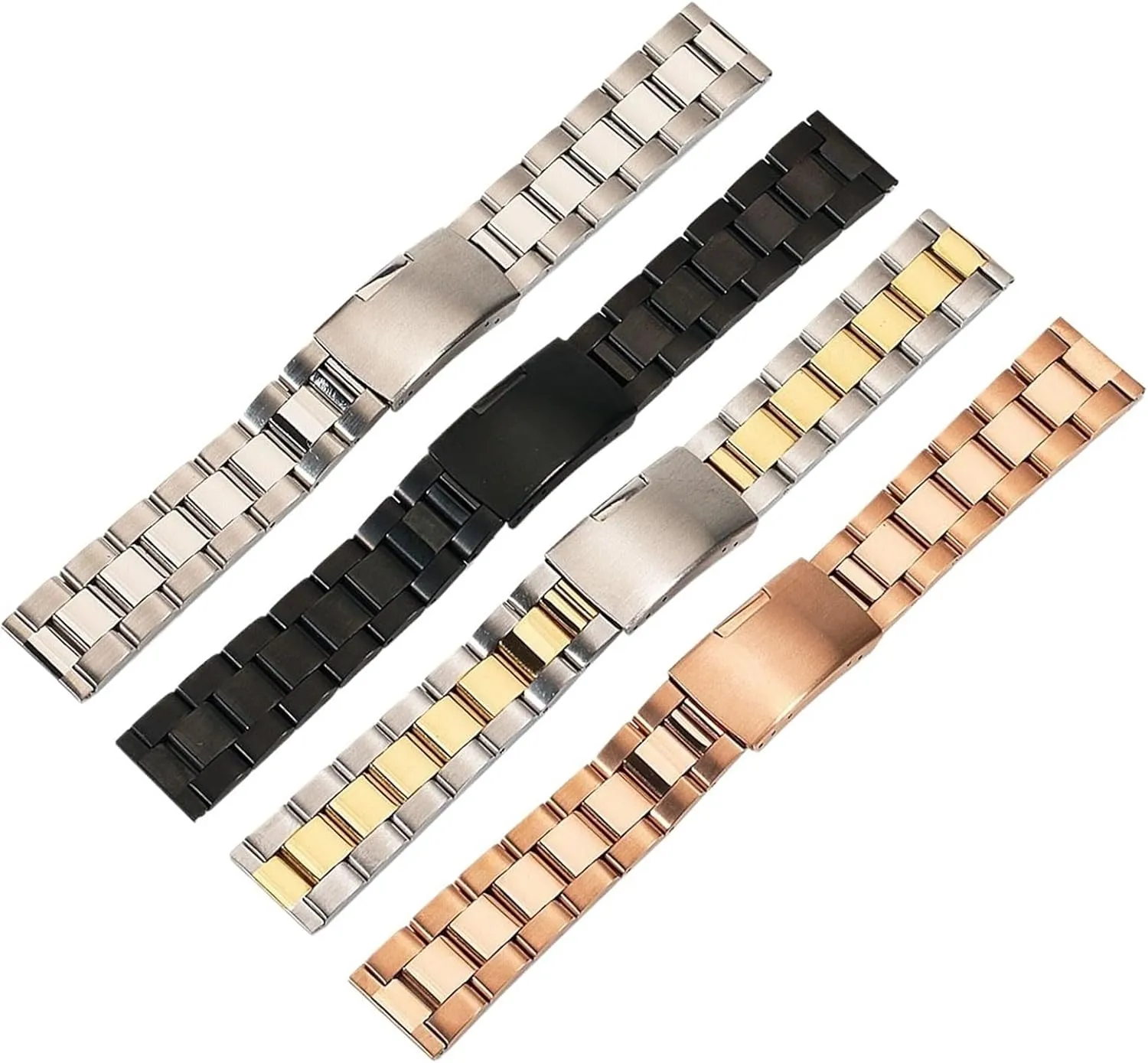 24mm 26mm 28mm Watch Band Solid General Metal Strap Watchband Stainless Steel 18mm 20mm vice categorically 22mm 