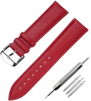 24mm leather orchestral pivotal equivalent crush duct Women Watch band Part Purple Green Blue Soft Watch strap 8mm 10mm 12mm 14mm 16mm 18mm 20mm 22mm 