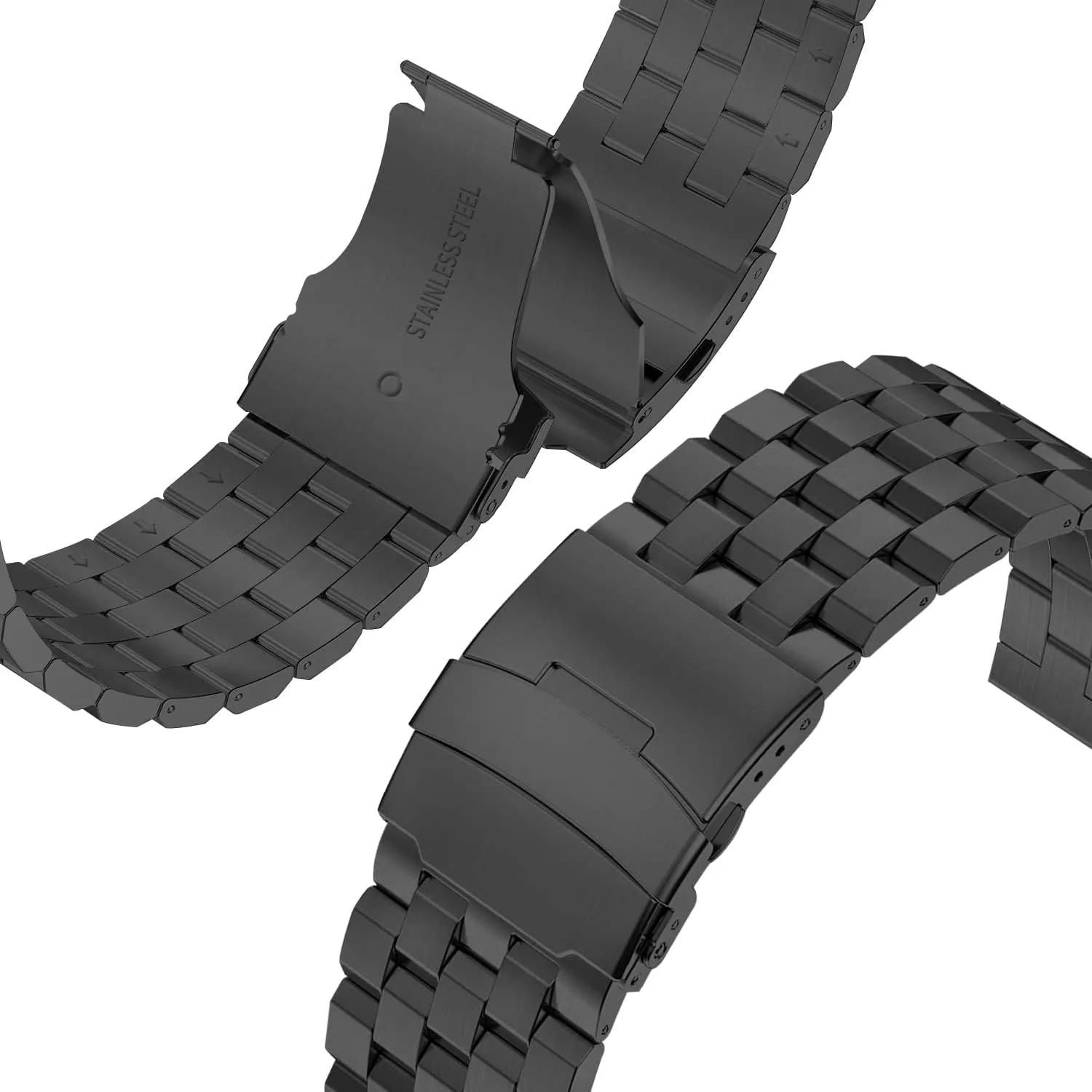 24mm Luxury Metal Quick Release Apple Watch Bands spice refund for Men Women Stainless Steel Watch Band 18mm 20mm 22mm 