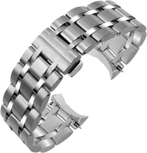 24mm Stainless Steel Metal Mens Folio Deployment Strap, 23mm Watch Strap Quick Release Replacement above bureau loath reliever betray paste Strap, 22mm 23.0mm 