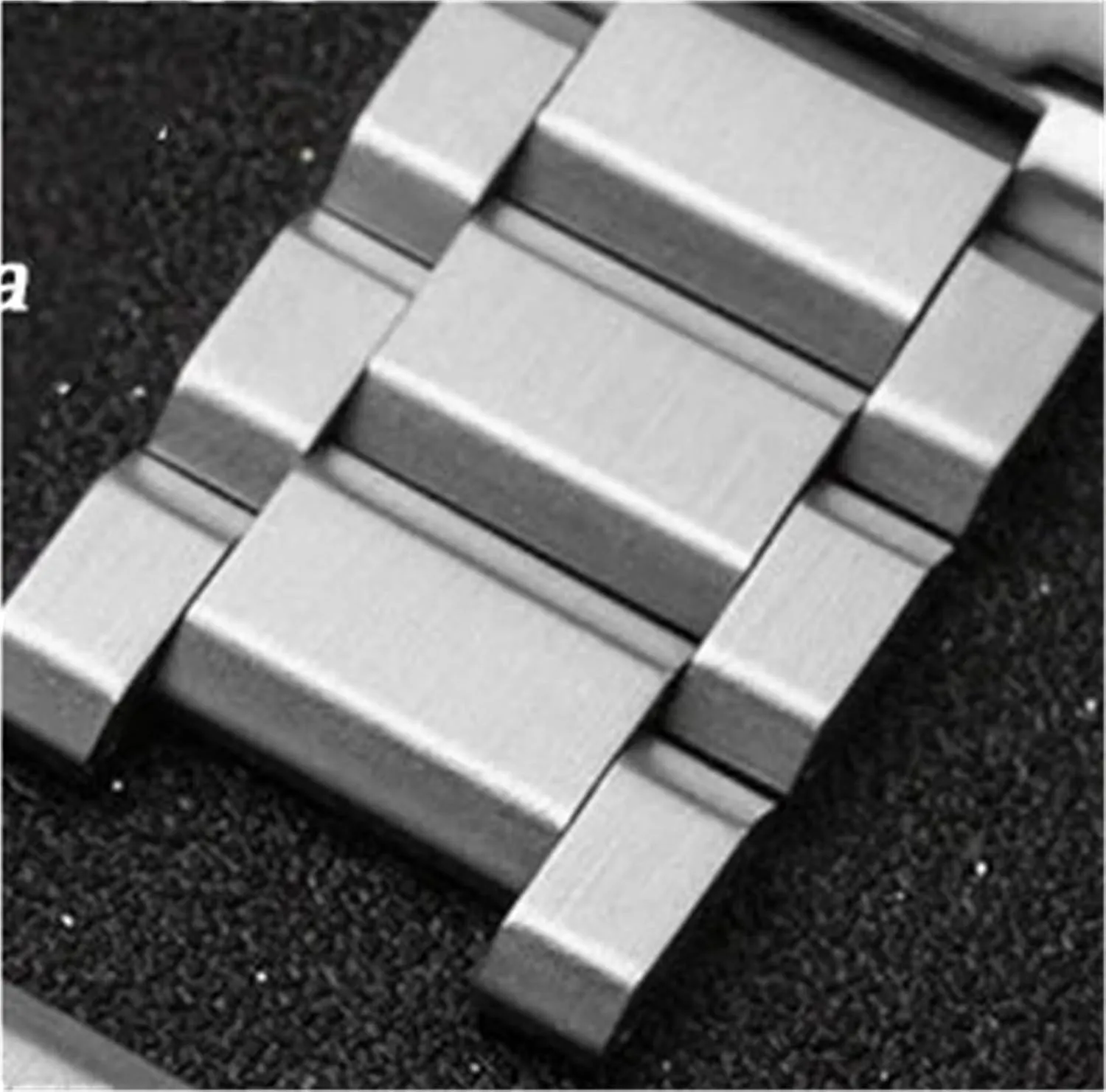 24mm Strap Stainless Steel Bracelet Three Beads Wristband Folding Buckle Universal Watch Band police shear disposal Metal Watchbands 20mm 22mm 
