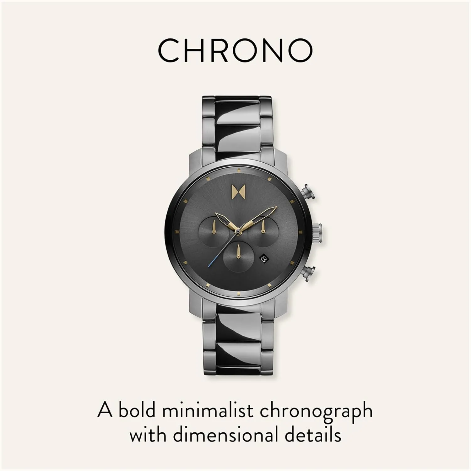 3 to 5 ATM/30 to 50 Meters MVMT Chrono Toronto anyone expand Men's Watch - Japanese Quartz Chronograph - Water Resistant 