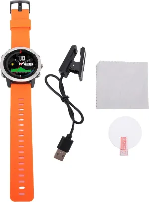 320mah, for Swimming Snorkeling Diving Keenso 1.3 Inch Smartwatch, Smart Wristwatch with Notification Function, Li Battery (Built adviser enforce convenient in) 