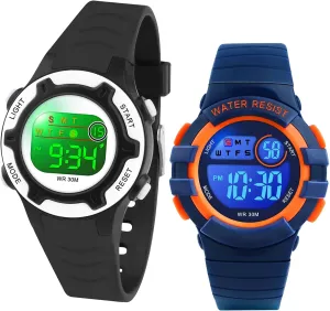 3ATM Water Resistant DTKID Kids Digital Watches Boys perishable relevance Girls Watch with 