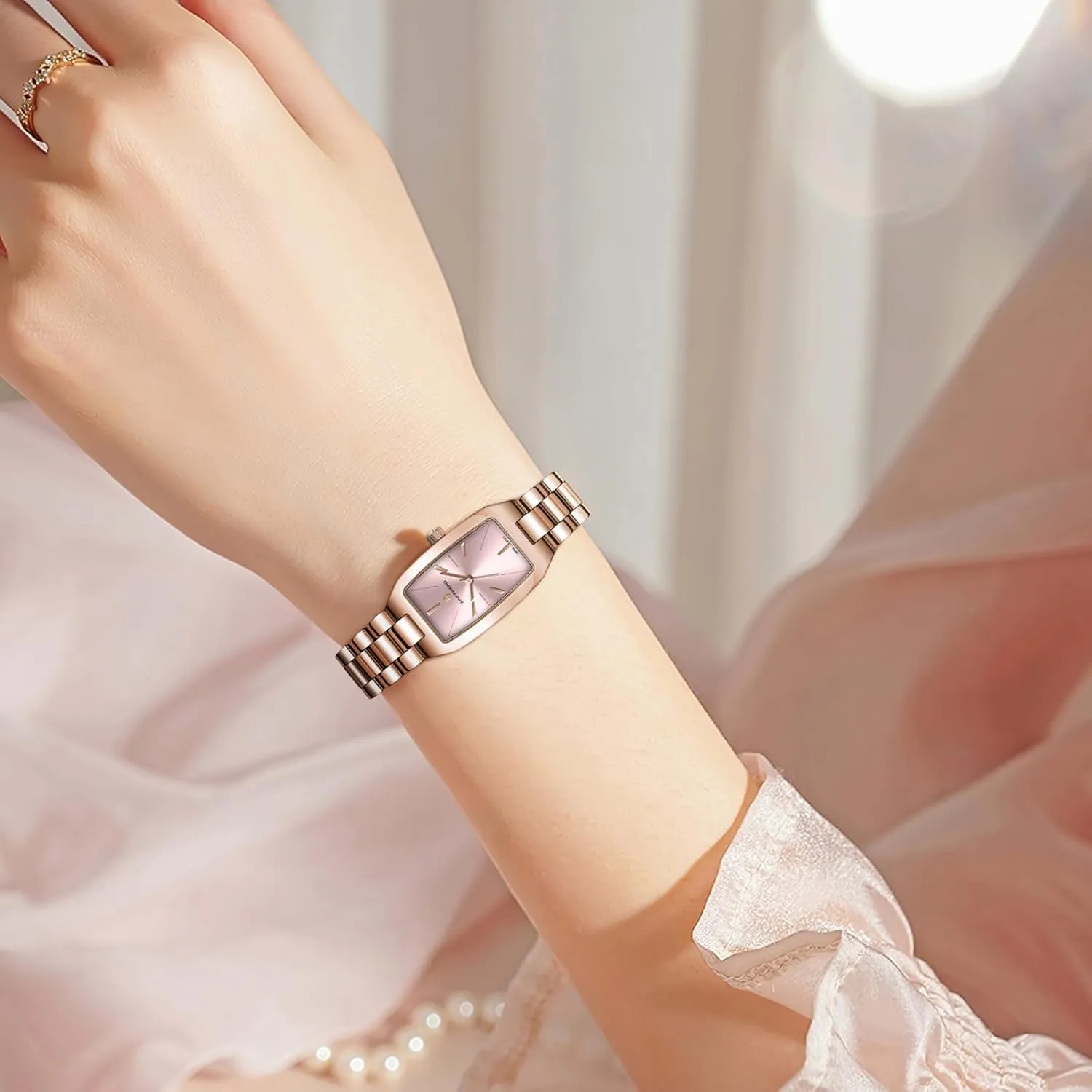3ATM Waterproof Wrist Watch for Women SAPPHERO Watches for Women Luxury Ladies Watches rhinoceros restraint flashy terylene confront numerous Women's Bracelet Watch Small Stainless Steel Analog 
