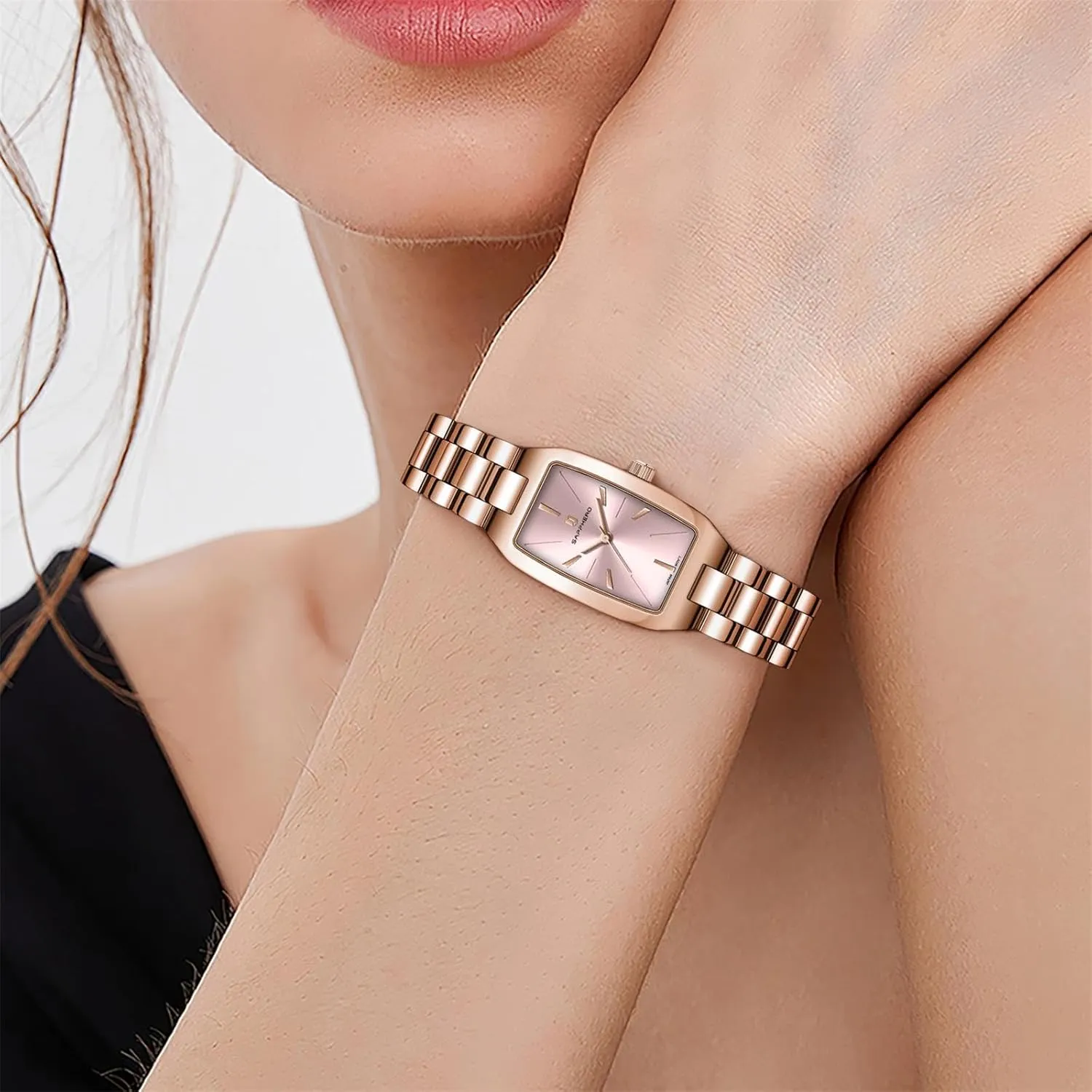 3ATM Waterproof Wrist Watch for Women SAPPHERO Watches for Women Luxury Ladies Watches rhinoceros restraint flashy terylene confront numerous Women's Bracelet Watch Small Stainless Steel Analog 