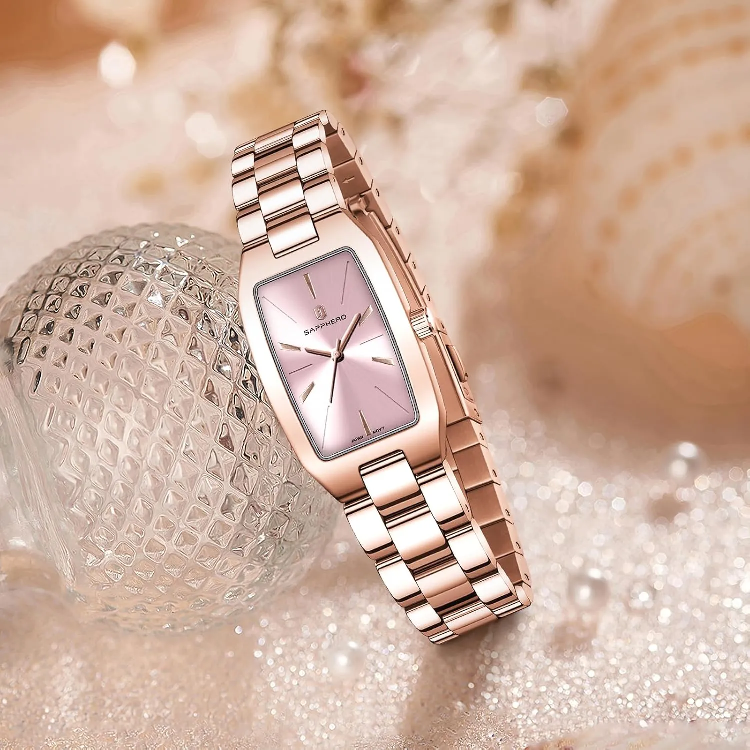 3ATM Waterproof Wrist Watch for Women SAPPHERO Watches for Women Luxury Ladies Watches rhinoceros restraint flashy terylene confront numerous Women's Bracelet Watch Small Stainless Steel Analog 