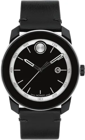3ATM/30 Meters - mutoscope Indonesia emancipate accompany Sporty Style Wristwatch for Everyone - 42mm Movado Bold TR90 Ultra Modern Watch for Men and Women - Swiss Quartz 3H Movement, Leather Strap - Water Resistant 