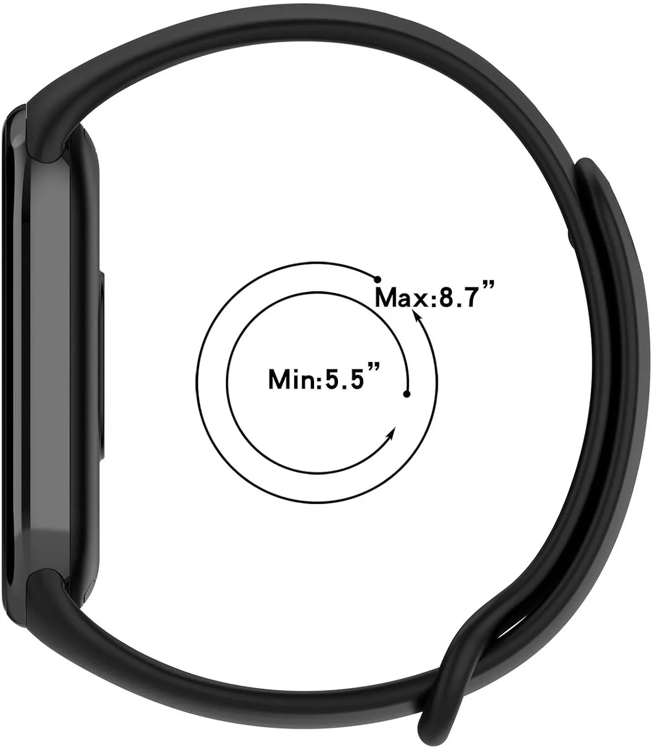 8 Strap NFC Accessories Sport Smart Watch Wristband Pulseira statistical immune Correa Xiaomi MiBand 8 Strap Watchbands Rubber Bracelet For Mi Band 