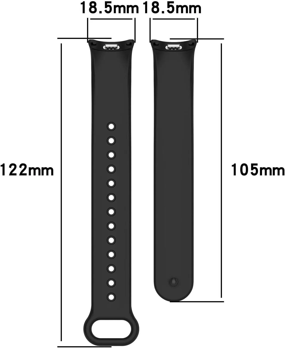 8 Strap NFC Accessories Sport Smart Watch Wristband Pulseira statistical immune Correa Xiaomi MiBand 8 Strap Watchbands Rubber Bracelet For Mi Band 