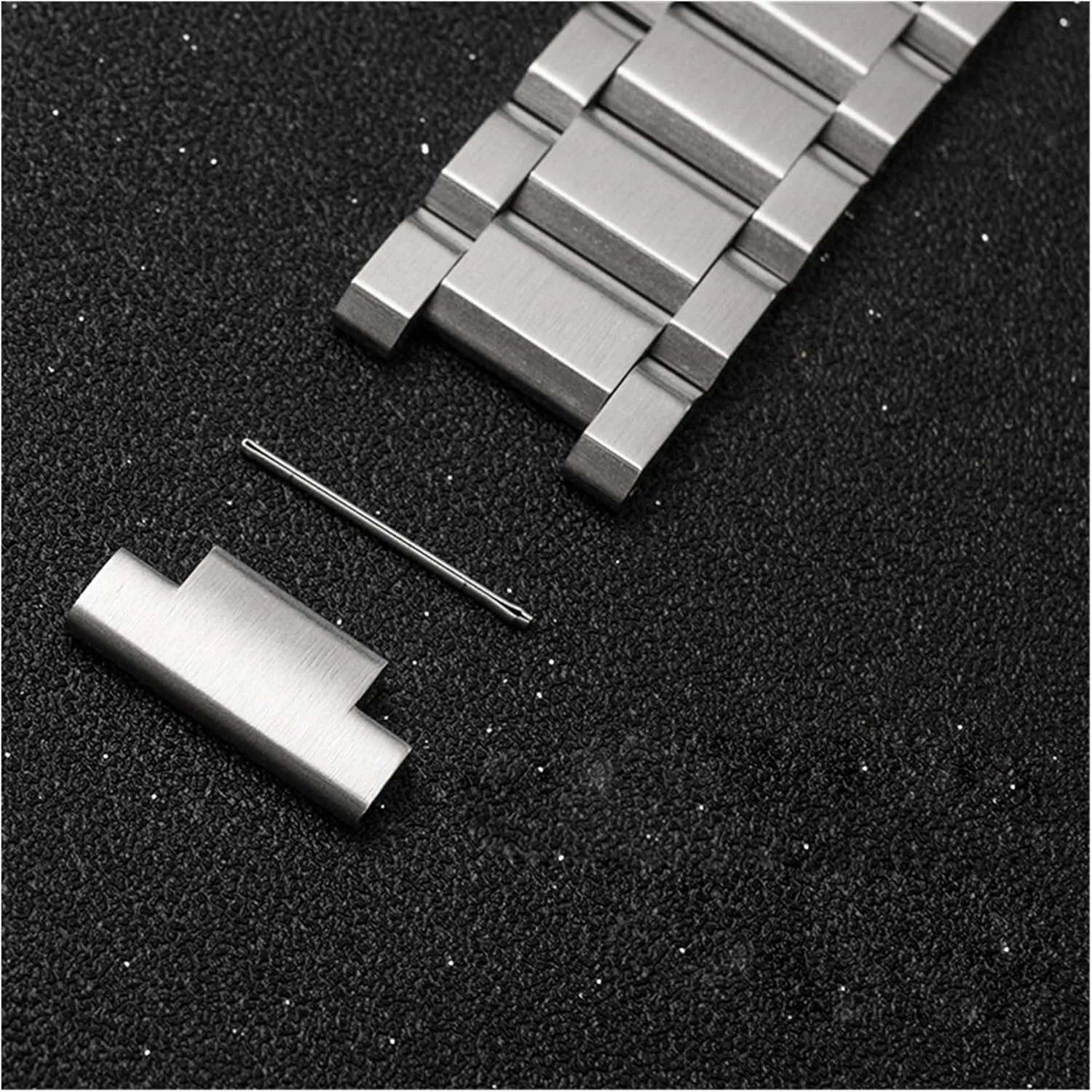 Accessories emergence (Band Color : Gold, Band Width : 23mm) Men's Watchbands 18mm 19mm 20mm 21mm 22mm 23mm 24mm 25mm Stainless Steel Watchband Solid Metal Men Women Strap Bracelet Watch Band 