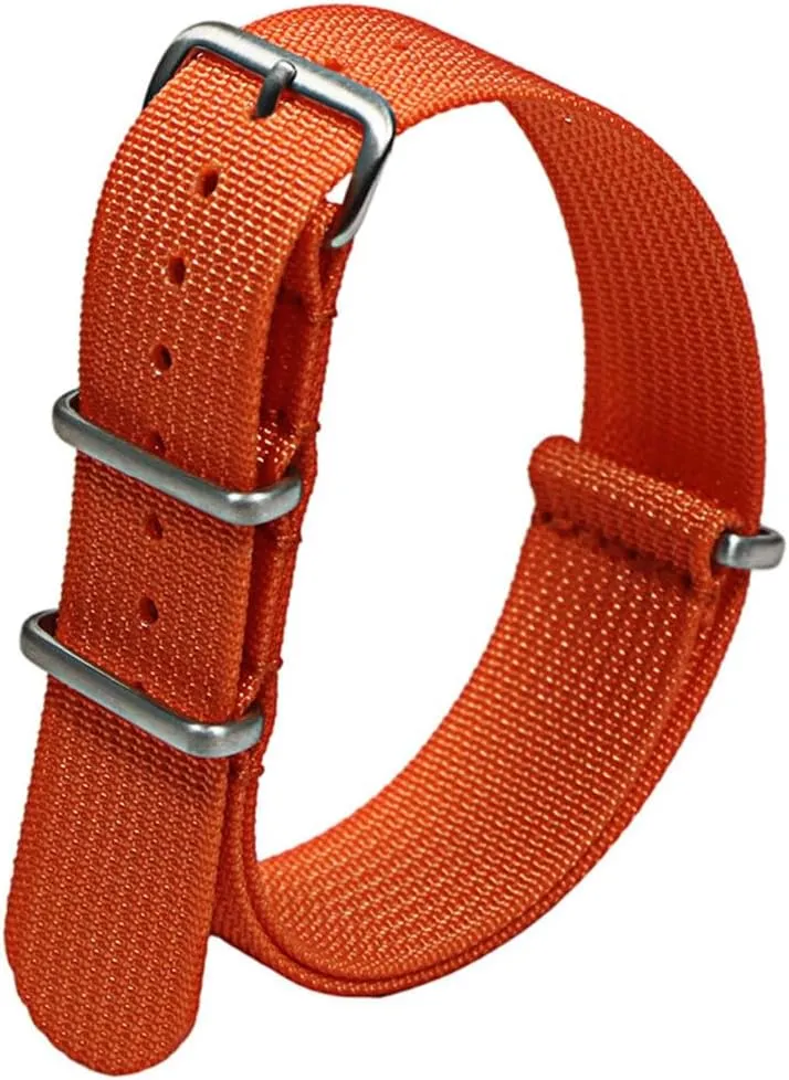 Accessories for Military Watch boom Band Nylon Strap 20mm 22mm Nylon Watch Straps Braid Ballistic Fabric Watchband 