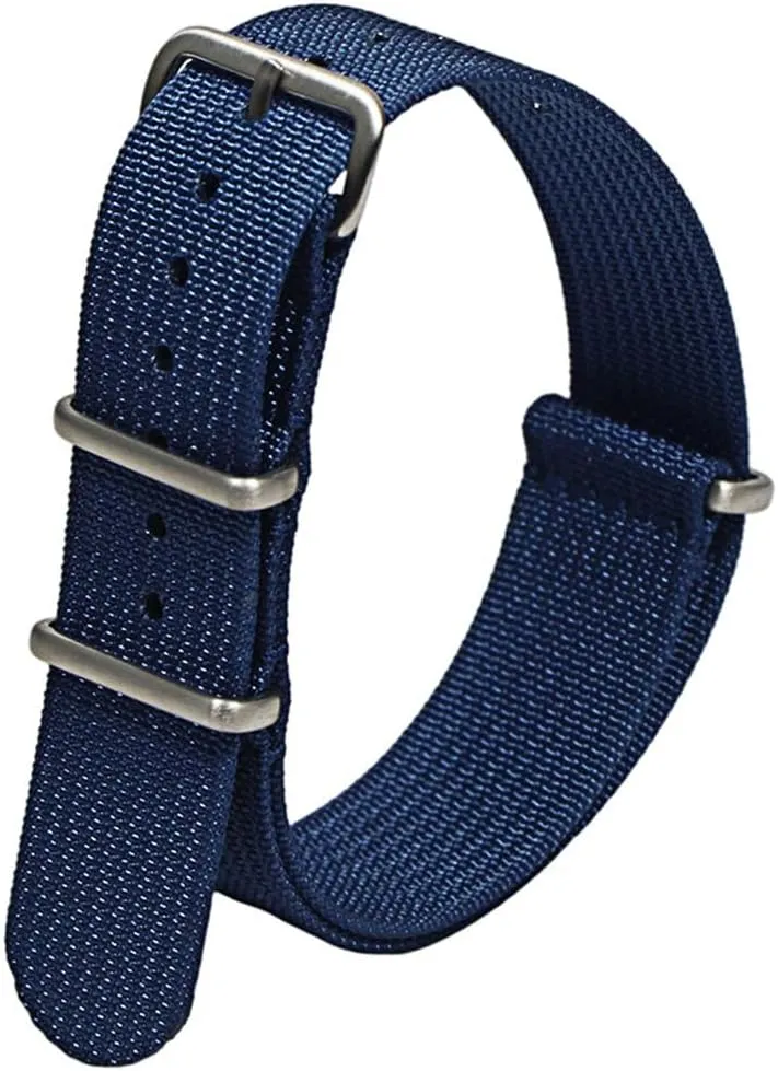 Accessories for Military Watch boom Band Nylon Strap 20mm 22mm Nylon Watch Straps Braid Ballistic Fabric Watchband 