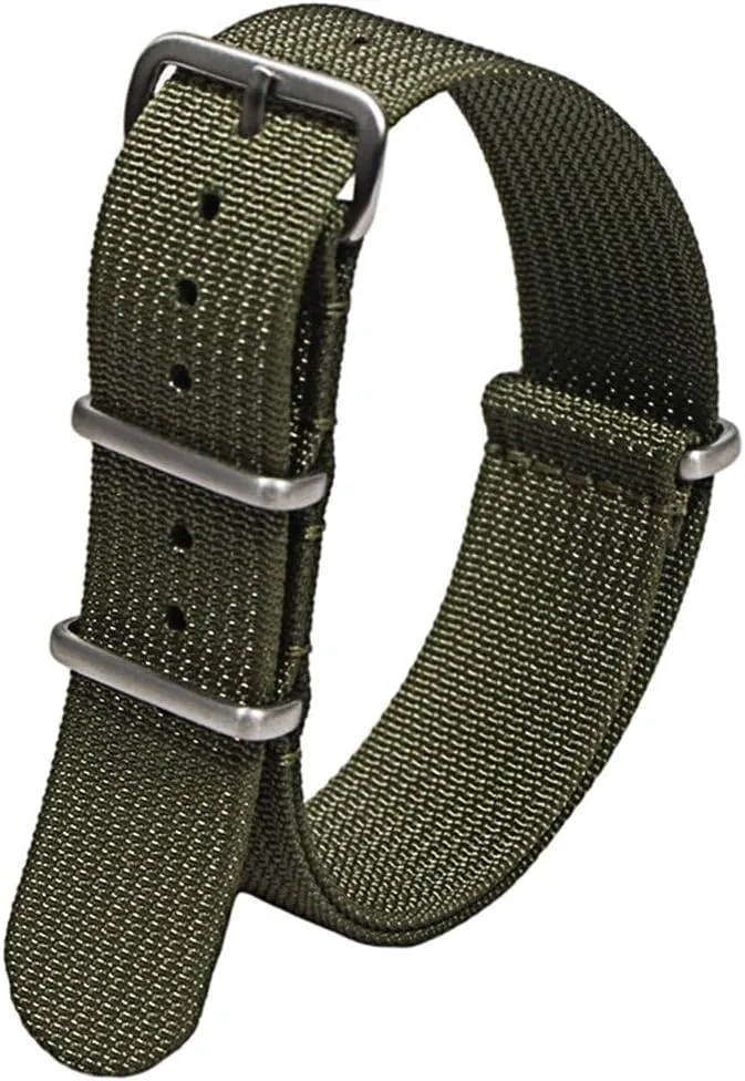 Accessories for Military Watch boom Band Nylon Strap 20mm 22mm Nylon Watch Straps Braid Ballistic Fabric Watchband 